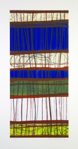 Roger Goldenberg's Visual Jazz New Monotypes Gallery B Sales offers new monotypes that are inspired by Geology, Weather and Climate Change G'night